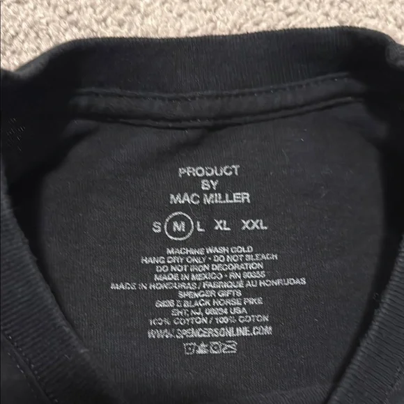 Mac miller Black Graphic T-Shirt - Picture 3 of 3